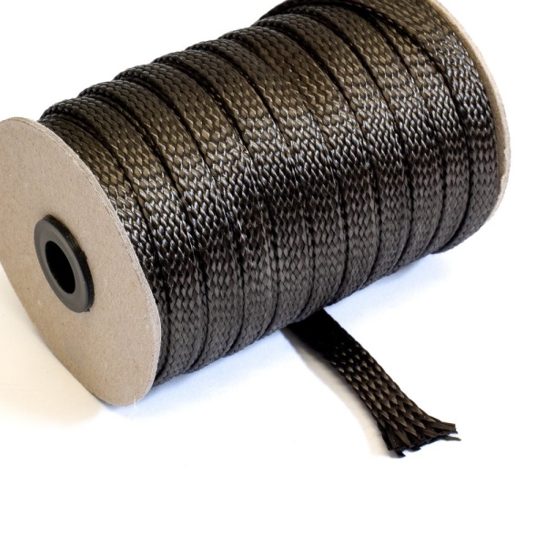 Carbon Fibre Braid - 6K - 15mm wide - 424gsm